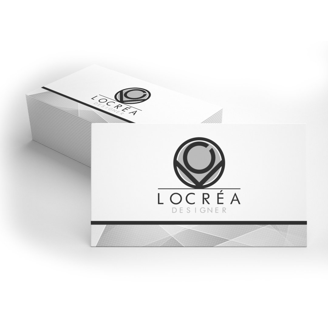 Catre De Visites Impression Locrea Designer