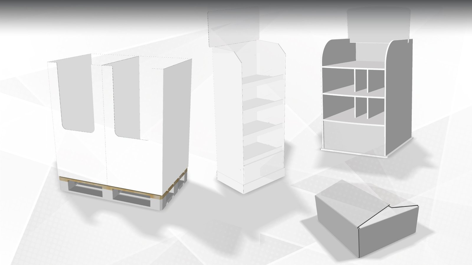 Plv Display Meuble Carton Packaging Locrea Designer